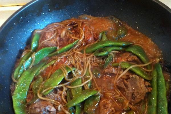 豆角排骨炖粉条的菜谱_做法_香哈网吃鲈鱼能v豆角吗图片