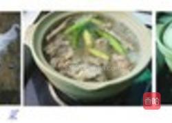 红烧豆角干粉条炖排骨吃腌菜配酒图片