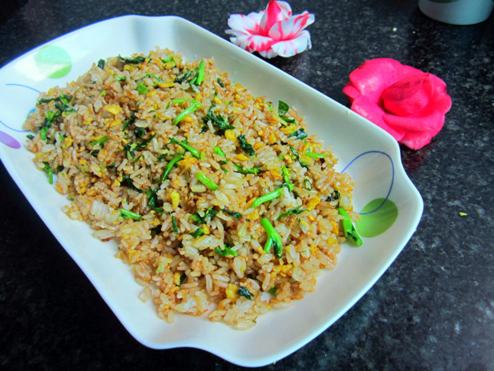 青菜炒饭