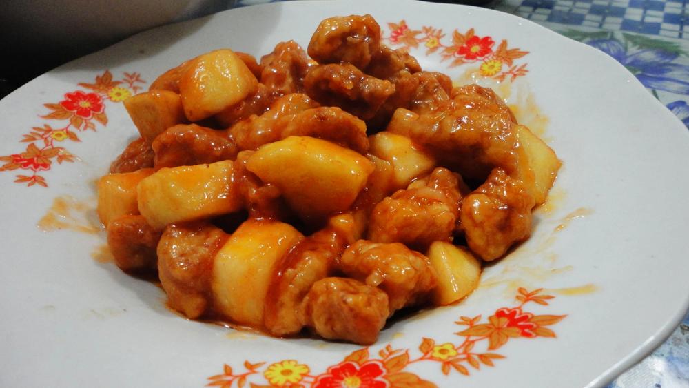苹果咕噜肉