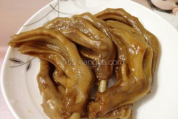 酱菜谱的猪肉_鸭掌如果做卤做法图片