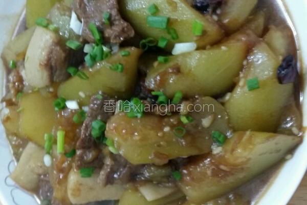 烧肉瓠子的菜谱_做法_香哈网h家常菜图片