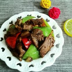 青椒炒猪头肉