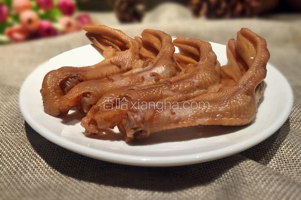做法掌的烤箱_菜谱_香哈网卤鸭烤鸡爪怎么做图片