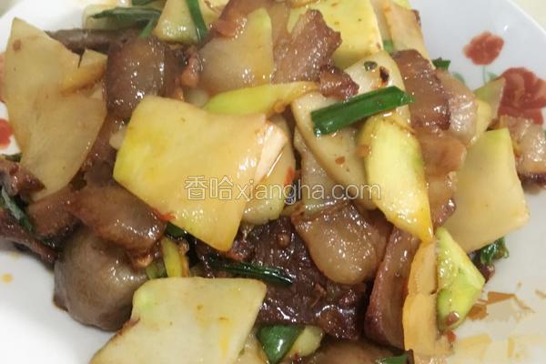 榨菜头炒明虾的腊肉_做法_香哈网菜谱与基围虾哪个更好吃图片