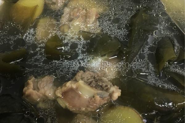 菜谱做法汤的海带_排骨_香哈网排骨怎么去沫图片