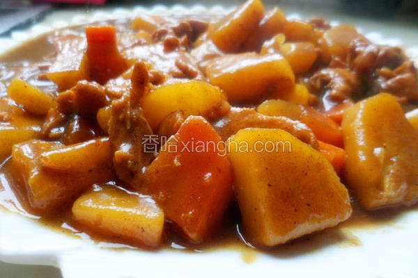 咖喱土豆鸡肉丝