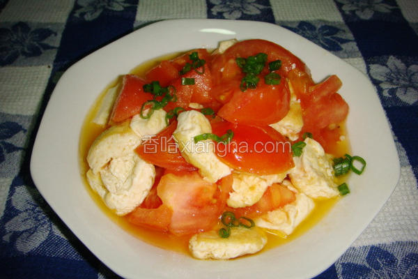 番茄炒豆腐正宗做法 NjAwX2MyXzQwMA