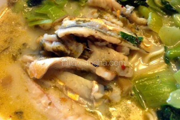 雪菜黄鱼煨面