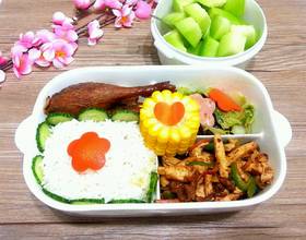 简谱的盒饭_快餐盒饭图片(3)