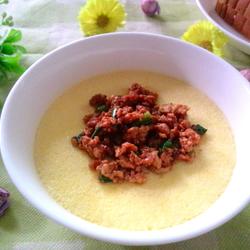 肉末蛋羹的做法_菜谱_香哈网