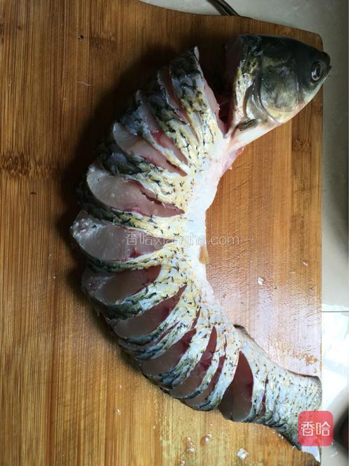 清蒸草鱼之孔雀开屏