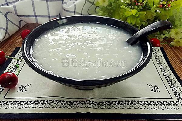 白粥的做法
