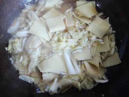 大白菜炖干豆腐的做法大全