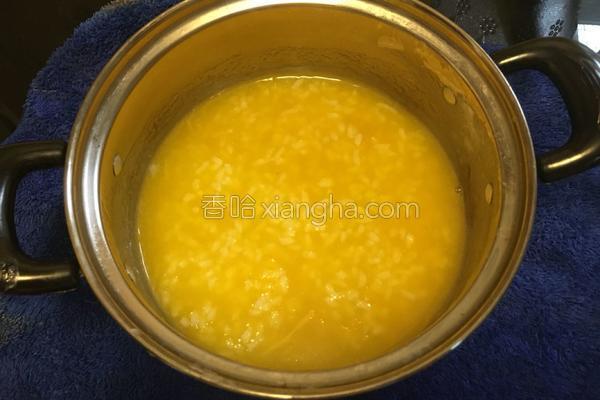 宝宝辅食-香蕉南瓜粥