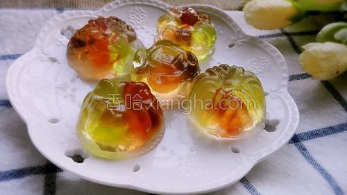 QQ糖七彩果冻的做法大全【图】_QQ糖七彩果