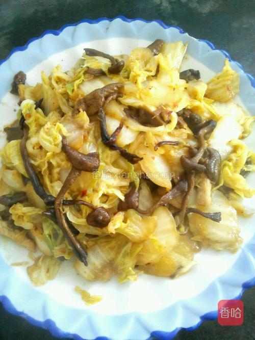 榛蘑炒白菜