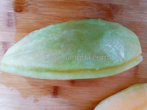 哈密瓜花样切法的做法大全【图】_哈密瓜花样