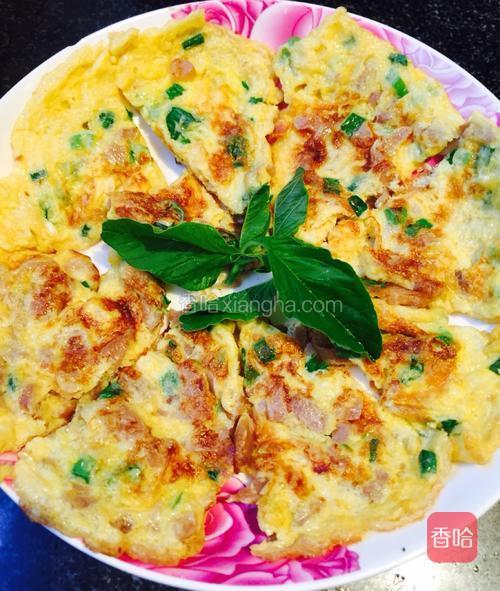 萝卜干葱花煎蛋