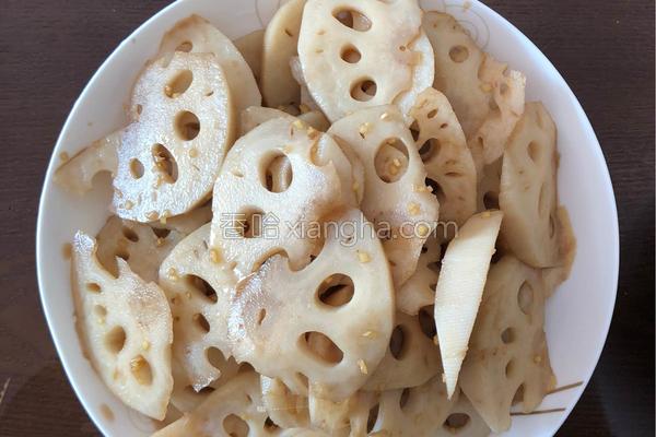 凉拌藕的做法_菜谱_香哈网