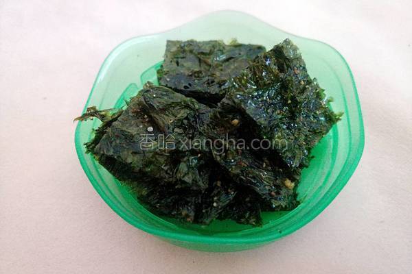 自制美味海苔(1岁以上宝宝的零食)