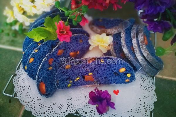 紫蝶花星空面包