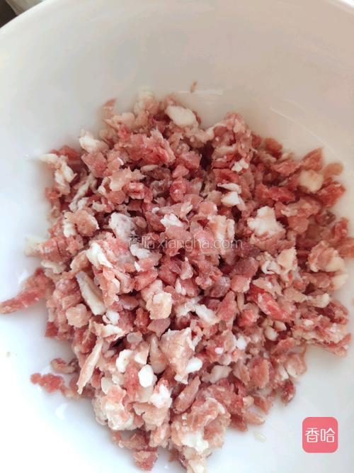 猪肉末备用